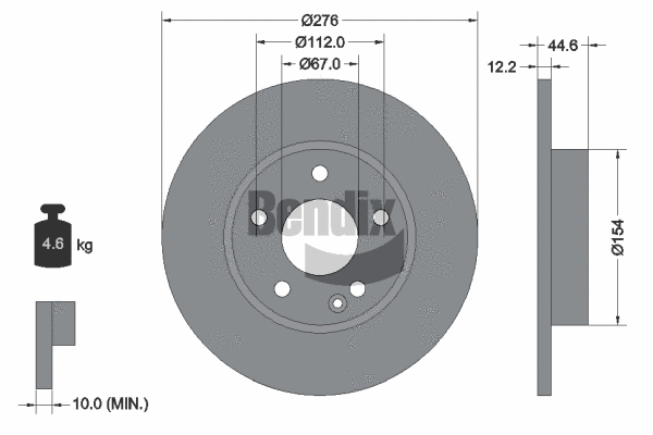 Brake Disc (BDS1638)