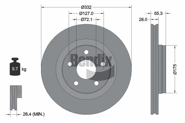 Brake Disc (BDS1964)