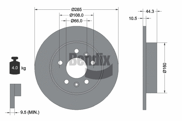 Brake Disc (BDS2077)
