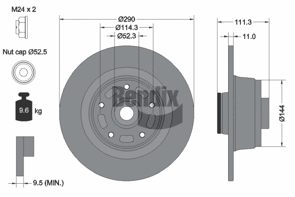 Brake Disc (BDS2202)