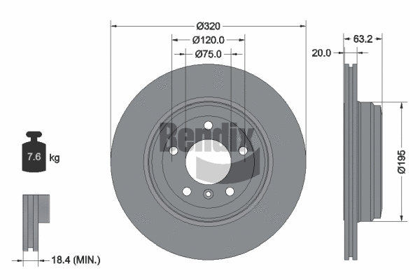 Brake Disc (BDS1145)