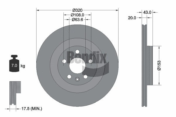 Brake Disc (BDS2203)