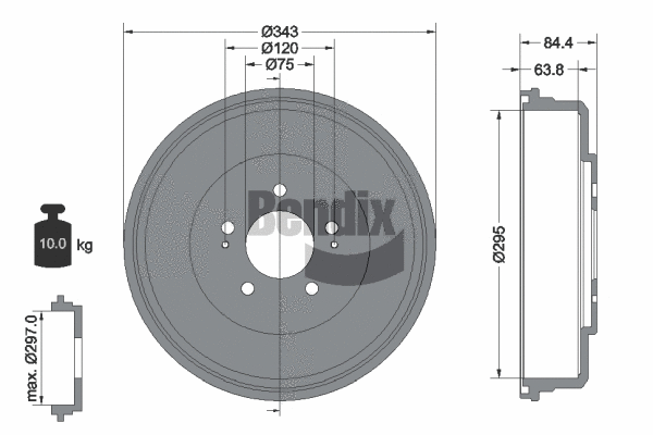 Brake Drum (BDM1101)