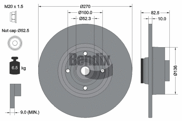 Brake Disc (BDS1108)