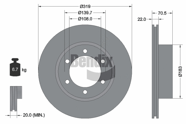 Brake Disc (BDS1441)