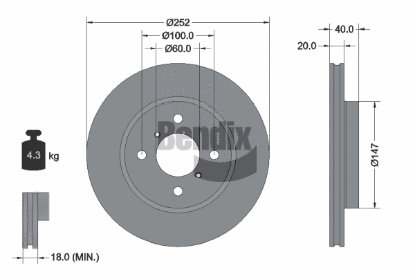 Brake Disc (BDS1621)
