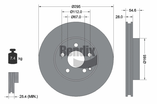 Brake Disc (BDS1194HC)