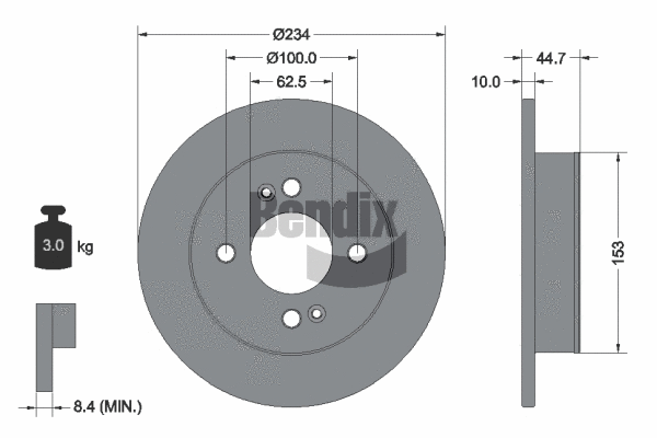 Brake Disc (BDS1555)