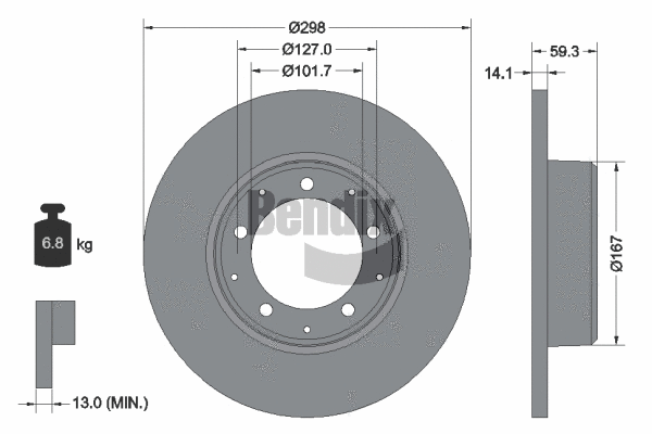 Brake Disc (BDS1883)
