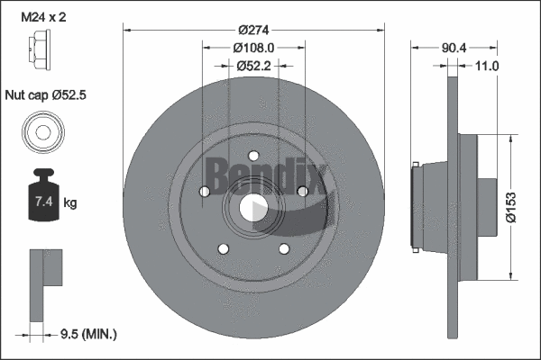 Brake Disc (BDS2259)