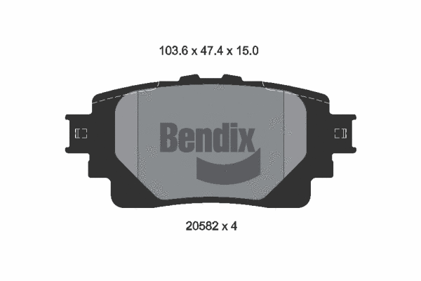 Brake Pad Set, disc brake (BPD2465)