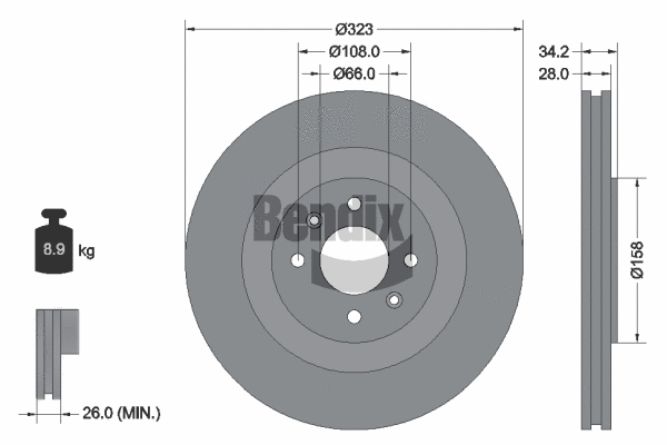 Brake Disc (BDS1529)