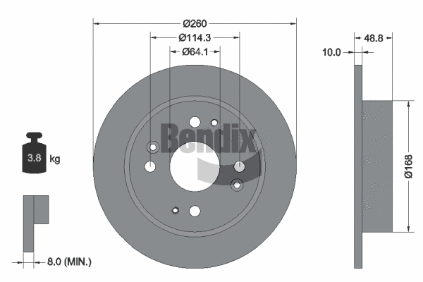 Brake Disc (BDS2109)