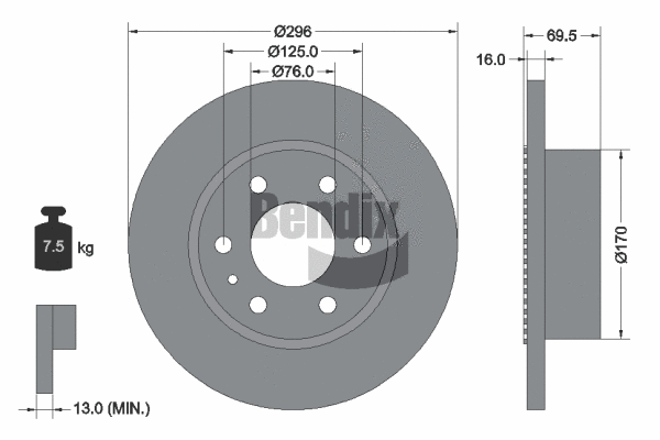 Brake Disc (BDS1393)