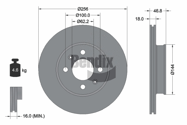 Brake Disc (BDS1498)
