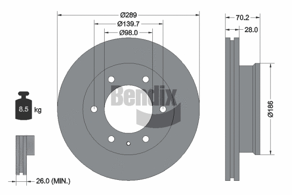 Brake Disc (BDS1763)