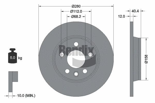Brake Disc (BDS1635)