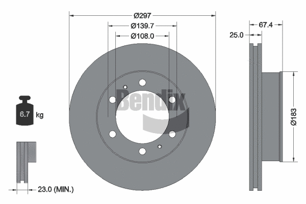 Brake Disc (BDS1366)