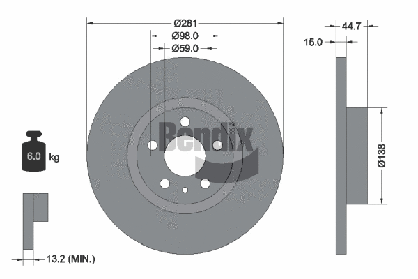 Brake Disc (BDS1456)