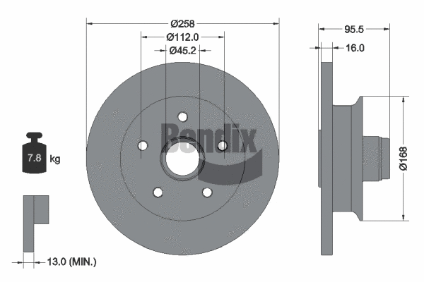 Brake Disc (BDS1864)