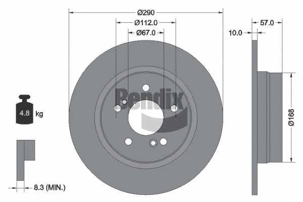 Brake Disc (BDS2169)