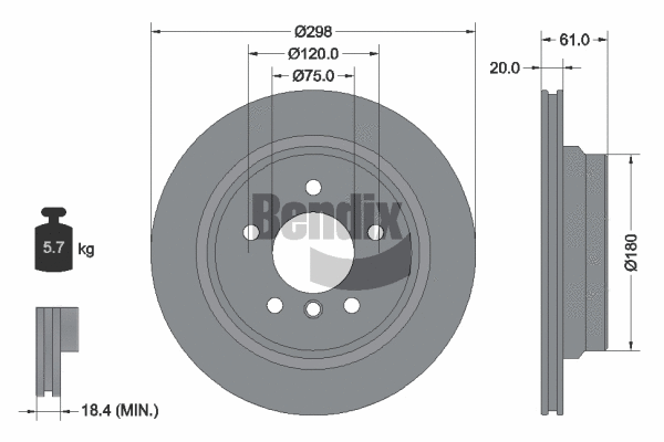 Brake Disc (BDS1307)