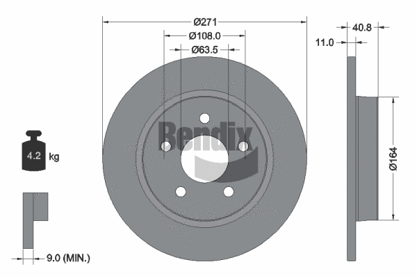 Brake Disc (BDS1292)