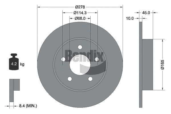 Brake Disc (BDS1699)