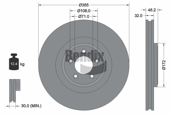 Brake Disc (BDS1703HC)