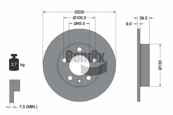 Brake Disc (BDS1009)