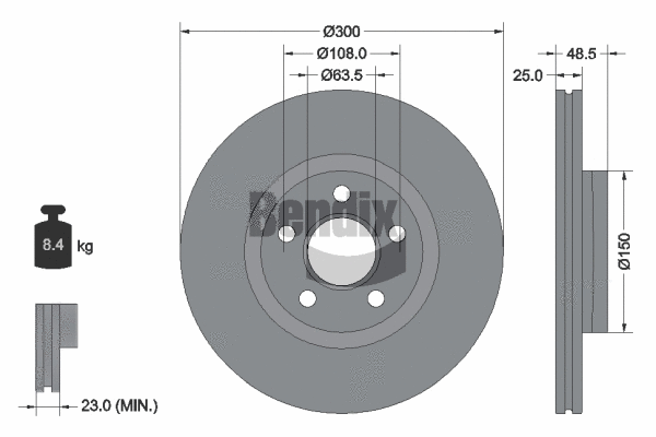 Brake Disc (BDS2256)