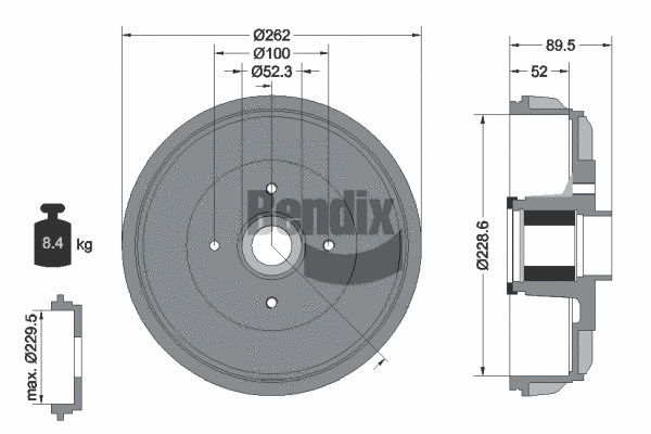 Brake Drum (BDM1173)