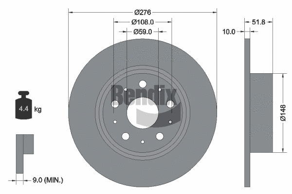 Brake Disc (BDS2152)