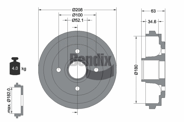 Brake Drum (BDM1056)