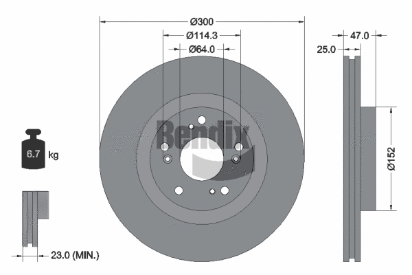 Brake Disc (BDS1789)