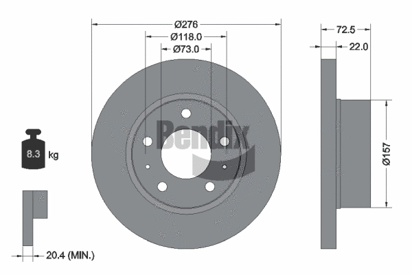 Brake Disc (BDS1380)