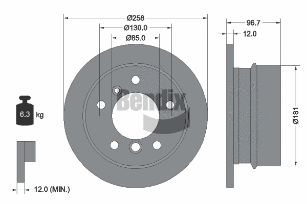 Brake Disc (BDS1344)