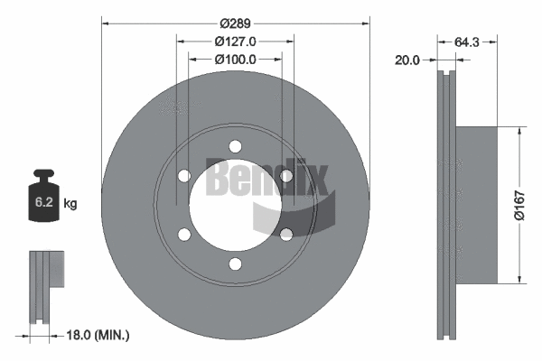 Brake Disc (BDS1929)