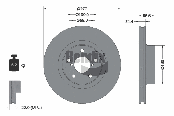Brake Disc (BDS1661)