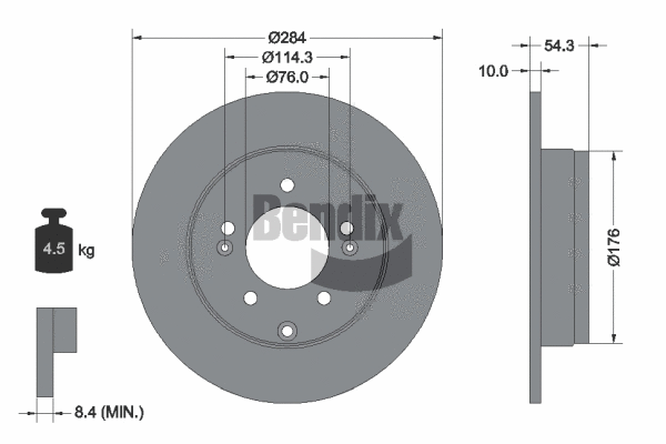 Brake Disc (BDS1833)