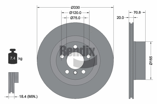 Brake Disc (BDS1238)