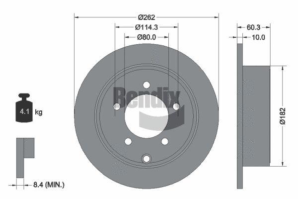 Brake Disc (BDS2067)