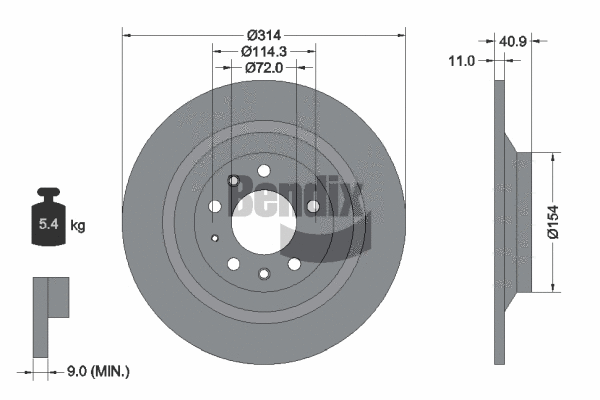 Brake Disc (BDS2233)