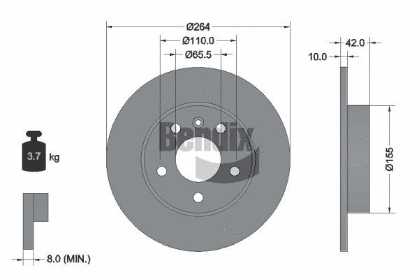 Brake Disc (BDS1038)