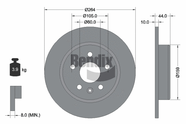 Brake Disc (BDS1475)
