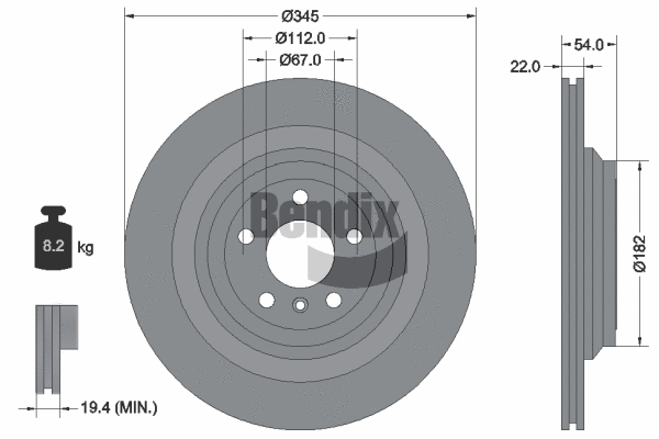 Brake Disc (BDS1493)