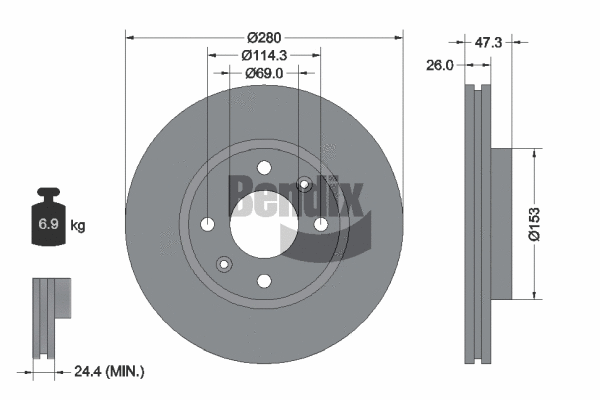 Brake Disc (BDS1979)