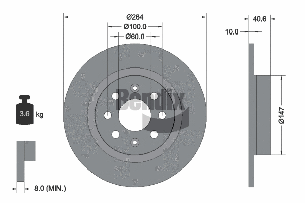 Brake Disc (BDS1314)