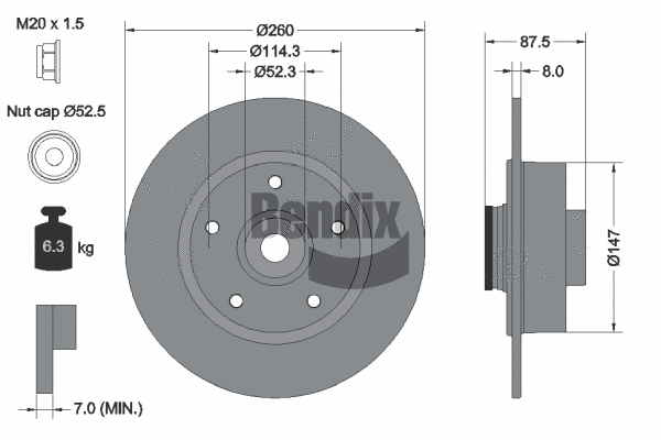Brake Disc (BDS1543)