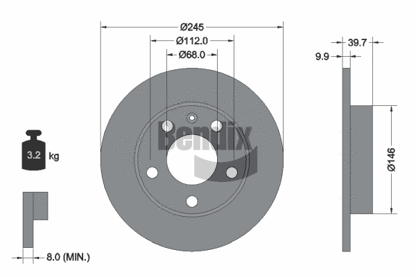 Brake Disc (BDS1071)